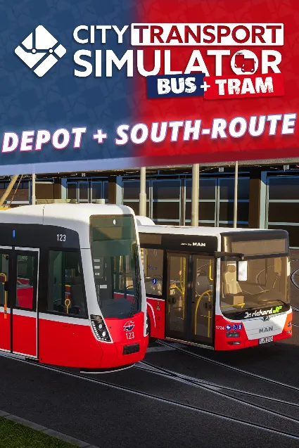 City Transport Simulator - Map DLC: Bus  Tram Depot + South-Route | XBOX+PC | На люб