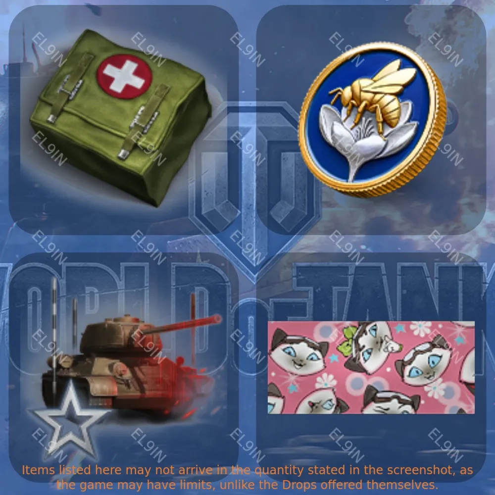 World of TanksТвич Дропсы4 предметов + 