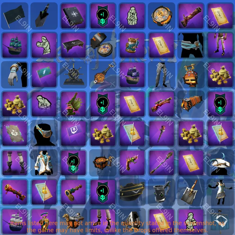 Sea of ThievesТвич Дропсы64 предметов + 