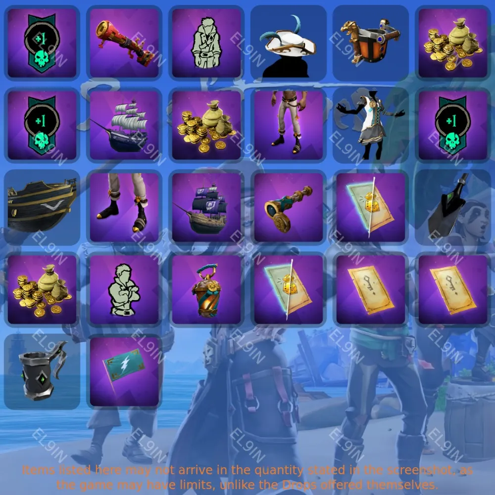 Sea of ThievesТвич Дропсы26 предметов + 