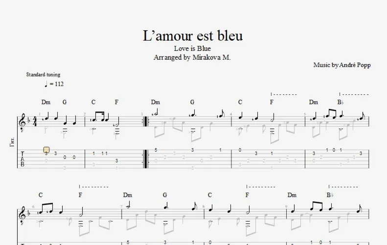 L'amour est bleu (Love Is Blue)