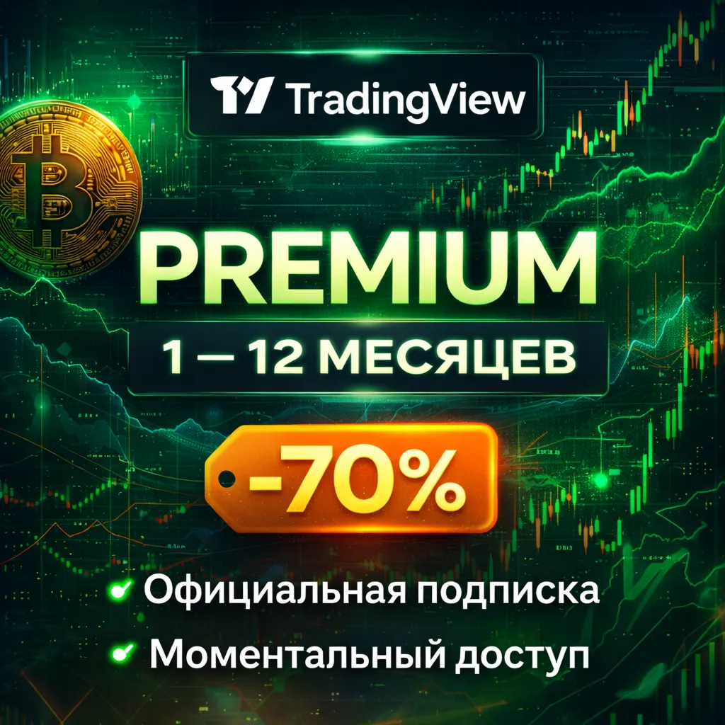 TradingView PREMIUM | Подписка на 1 - 12 месяцев | Моментально | Аккаунт
