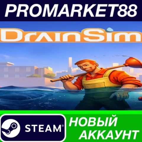 DrainSim Steam АККАУНТ НОВЫЙ +ПОЧТА
