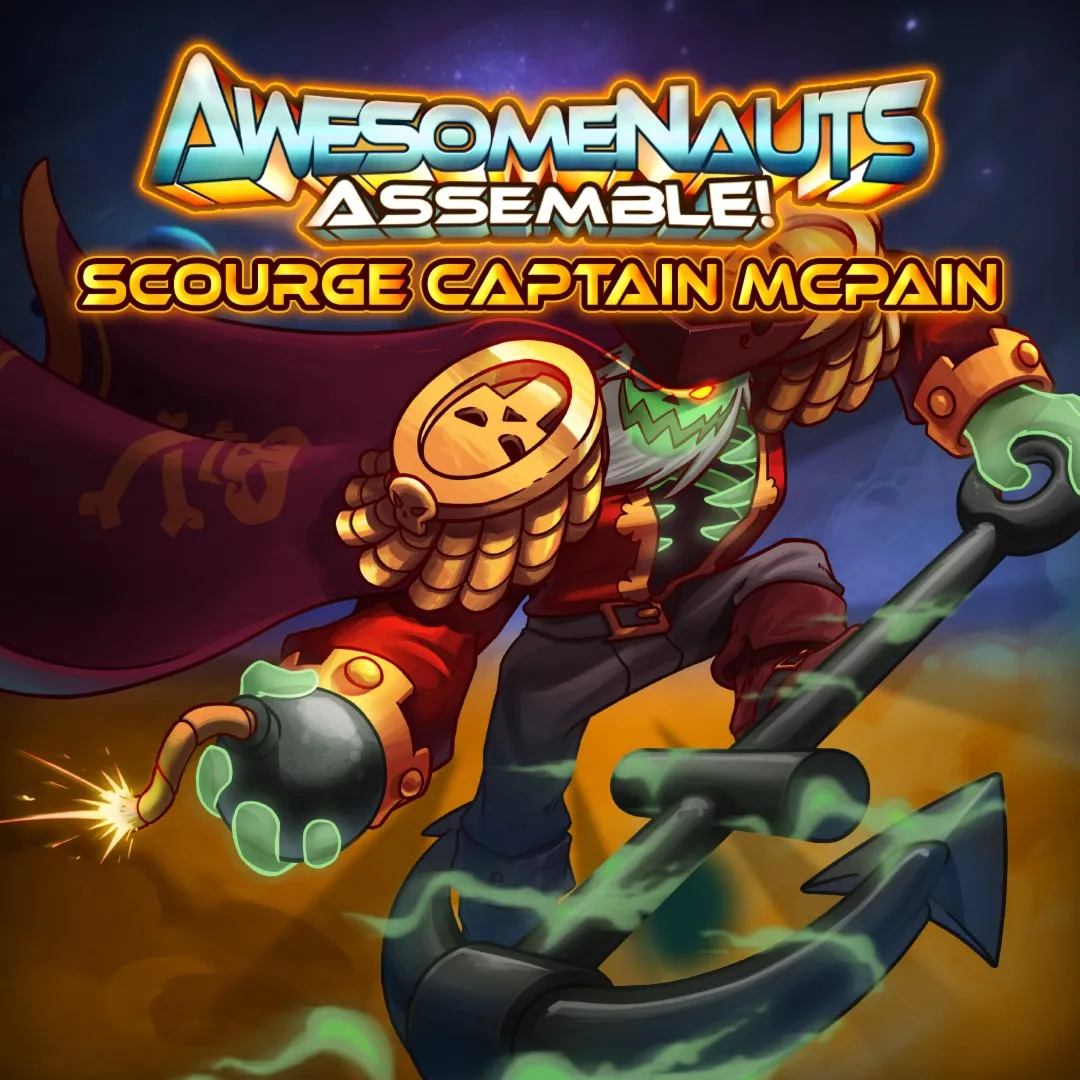 Scourge Captain McPain - Awesomenauts Assemble! Skin | XBOX | На любой аккаунт