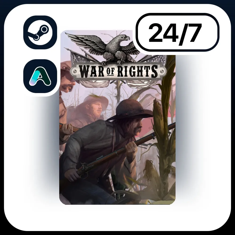 АВТО WAR OF RIGHTS \ STEAM ПОДАРКОМ ДЛЯ KZ | RU | UA | CIS 24/7