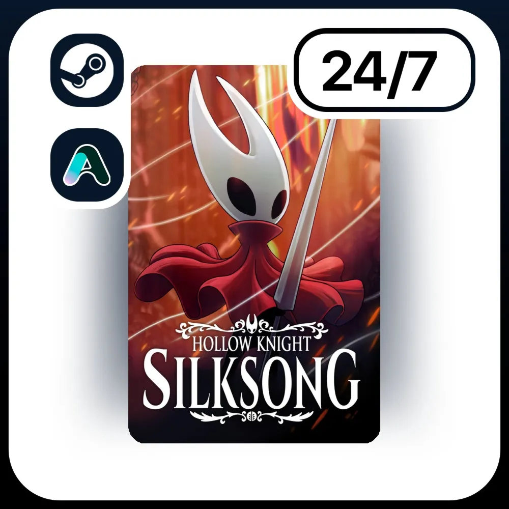 АВТО HOLLOW KNIGHT: SILKSONG \ STEAM ПОДАРКОМ ДЛЯ KZ | RU | UA | CIS 24/7