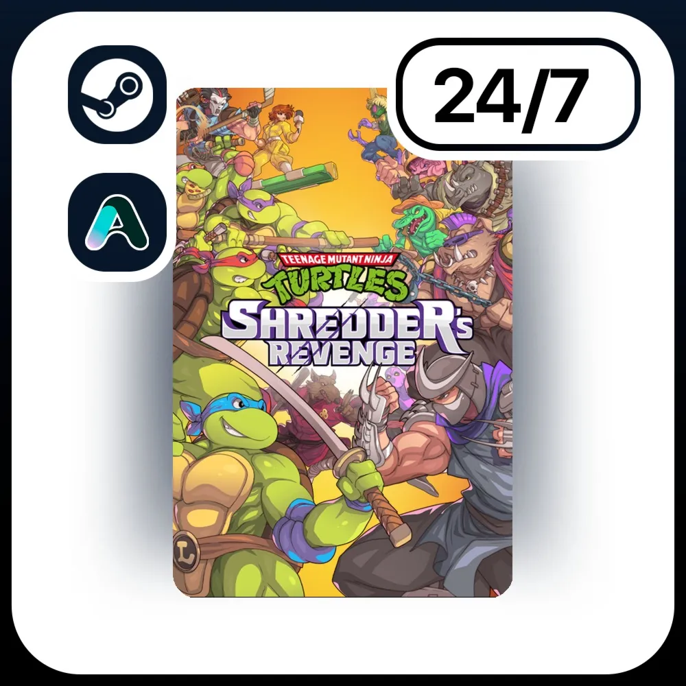 АВТО TEENAGE MUTANT NINJA TURTLES: SHREDDER'S REVENGE \ STEAM ПОДАРКОМ ДЛЯ KZ | RU | 