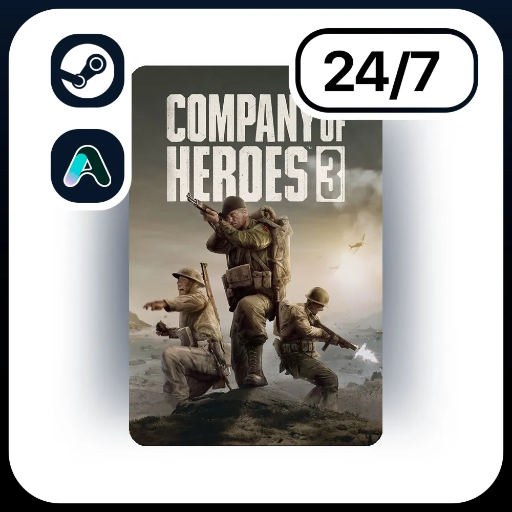 АВТО COMPANY OF HEROES 3 \ STEAM ПОДАРКОМ ДЛЯ KZ | RU | UA | CIS 24/7