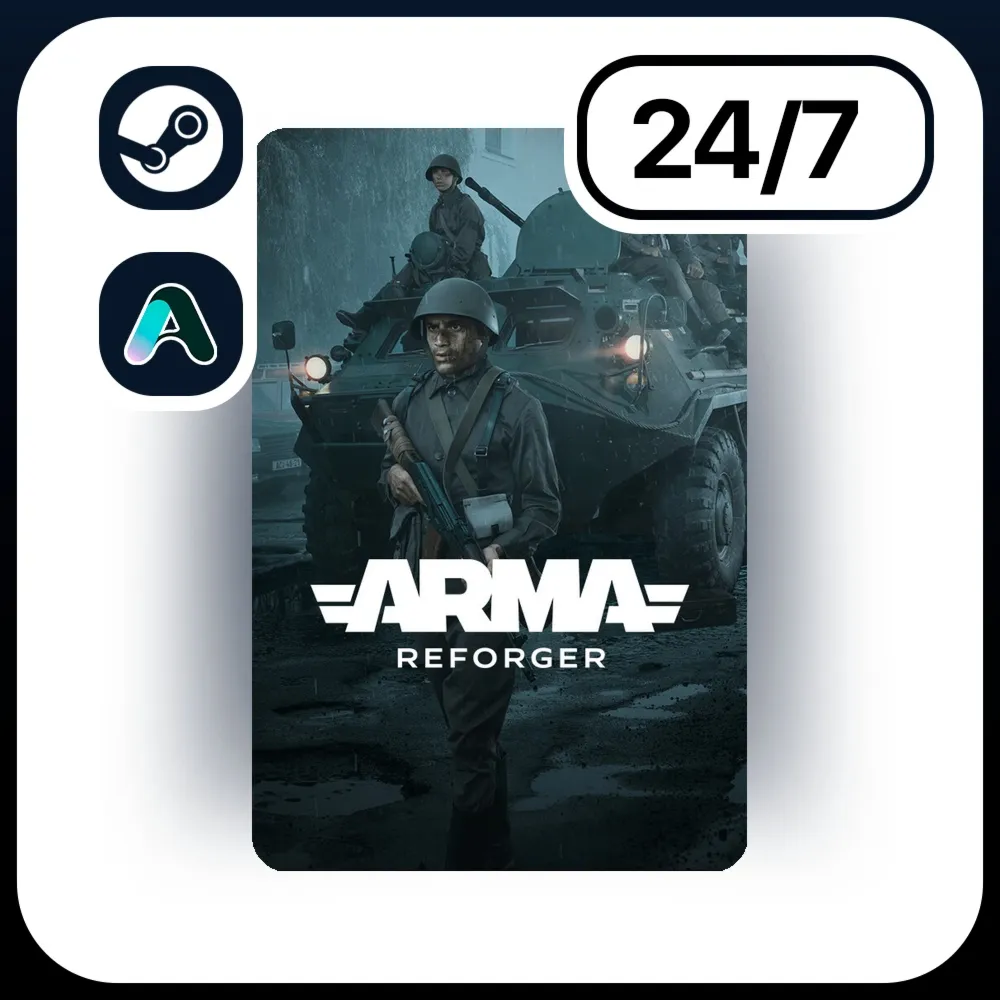 АВТО ARMA REFORGER \ STEAM ПОДАРКОМ ДЛЯ KZ | RU | UA | CIS 24/7