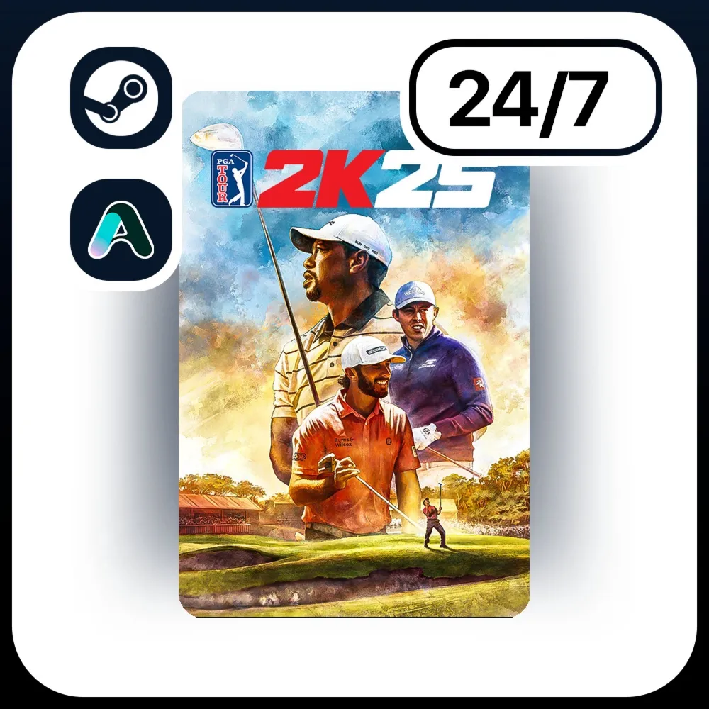 АВТО PGA TOUR 2K25 \ STEAM ПОДАРКОМ ДЛЯ KZ | UA | CIS 24/7
