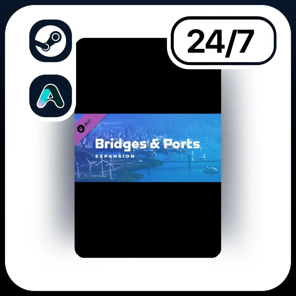 АВТО CITIES: SKYLINES II - BRIDGES & PORTS \ STEAM ПОДАРКОМ ДЛЯ KZ | RU | UA | CIS 24