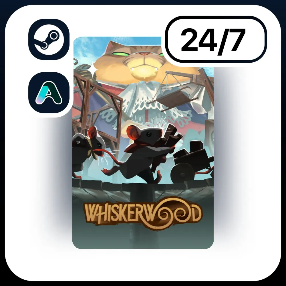 АВТО WHISKERWOOD \ STEAM ПОДАРКОМ ДЛЯ KZ | RU | UA | CIS 24/7
