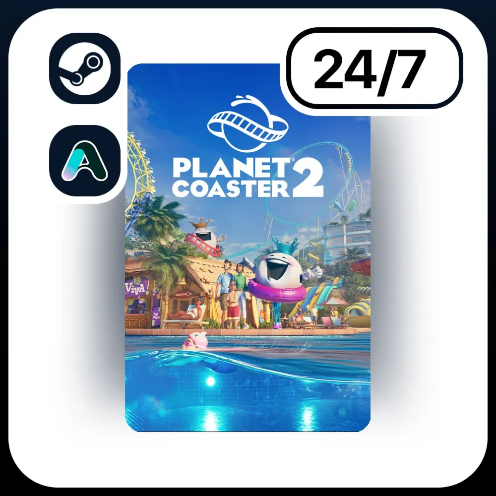 АВТО PLANET COASTER 2 \ STEAM ПОДАРКОМ ДЛЯ KZ | UA | CIS 24/7