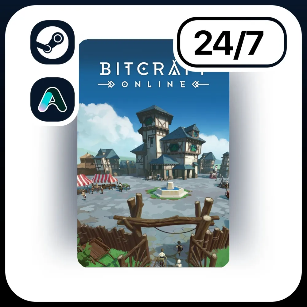 АВТО BITCRAFT ONLINE \ STEAM ПОДАРКОМ ДЛЯ KZ | RU | UA | CIS 24/7