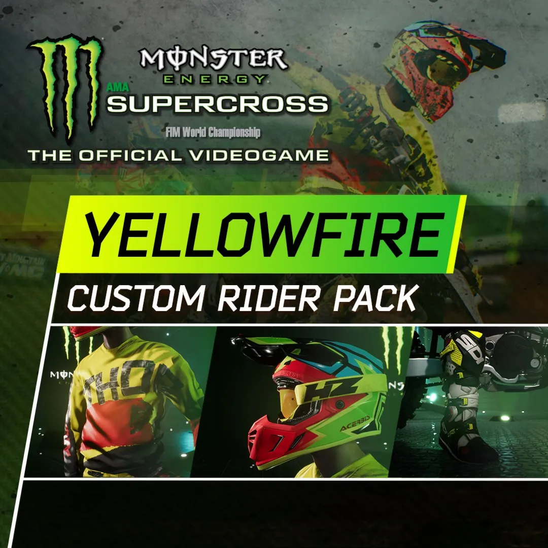 Monster Energy Supercross - Yellowfire Custom Rider Pack | XBOX | На любой аккаунт