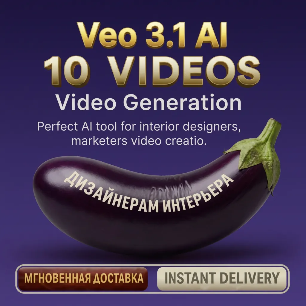 Veo 3.1 — 350 Кредитов | AI Video Generation Studio
