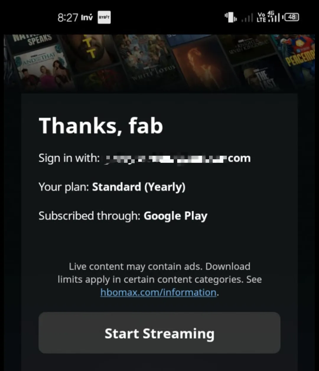 HBO MAX Premium &amp; Standard for 1 &amp; 12Months! New Account Global