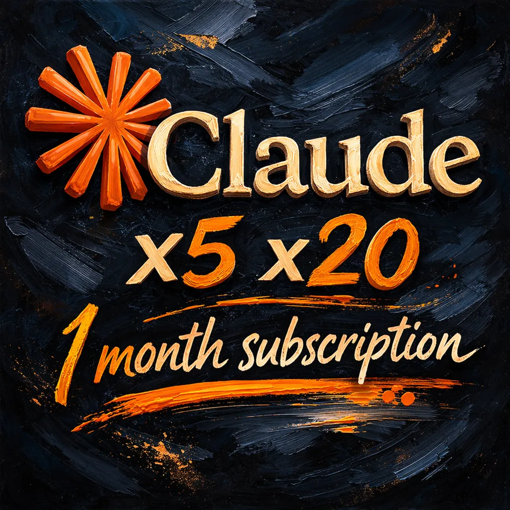 Claude Max | 5x | 20x | 1 месяц | Подписка