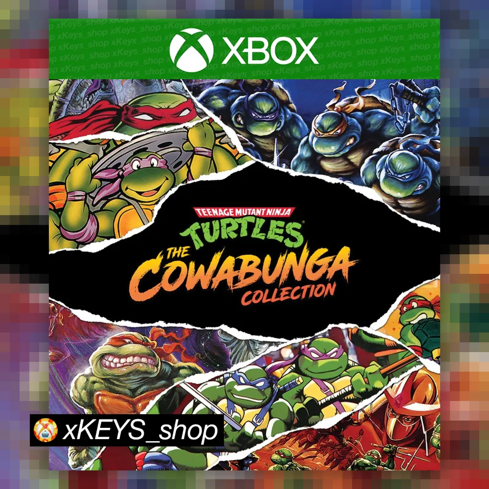  TMNT Teenage Mutant Ninja Turtles Cowabunga Collection  ИГРА XBOX КОД КЛЮЧ