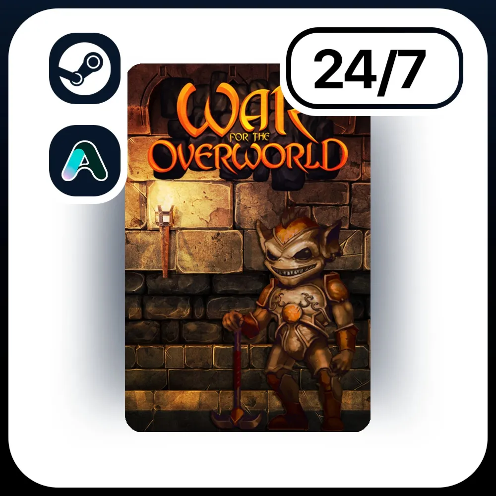 АВТО WAR FOR THE OVERWORLD \ STEAM ПОДАРКОМ ДЛЯ KZ | RU | UA | CIS 24/7