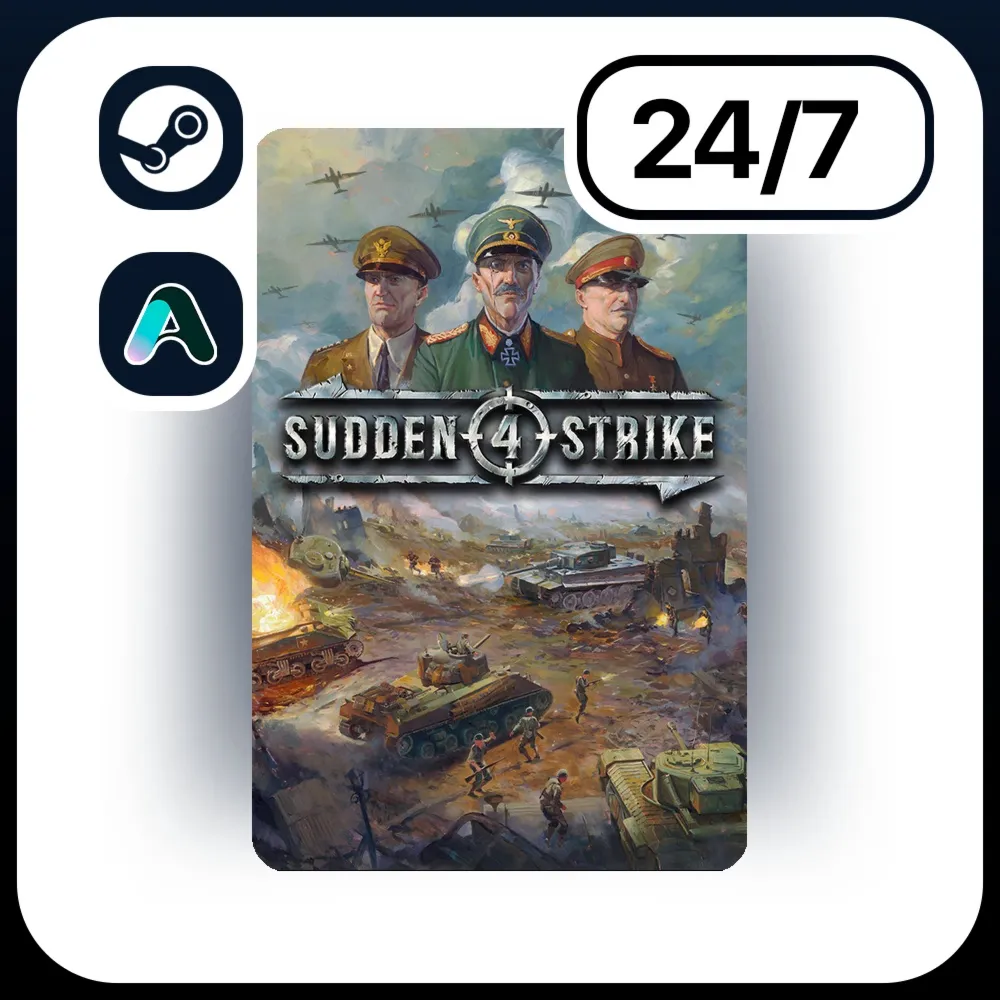 АВТО SUDDEN STRIKE 4 \ STEAM ПОДАРКОМ ДЛЯ KZ | RU | UA | CIS 24/7