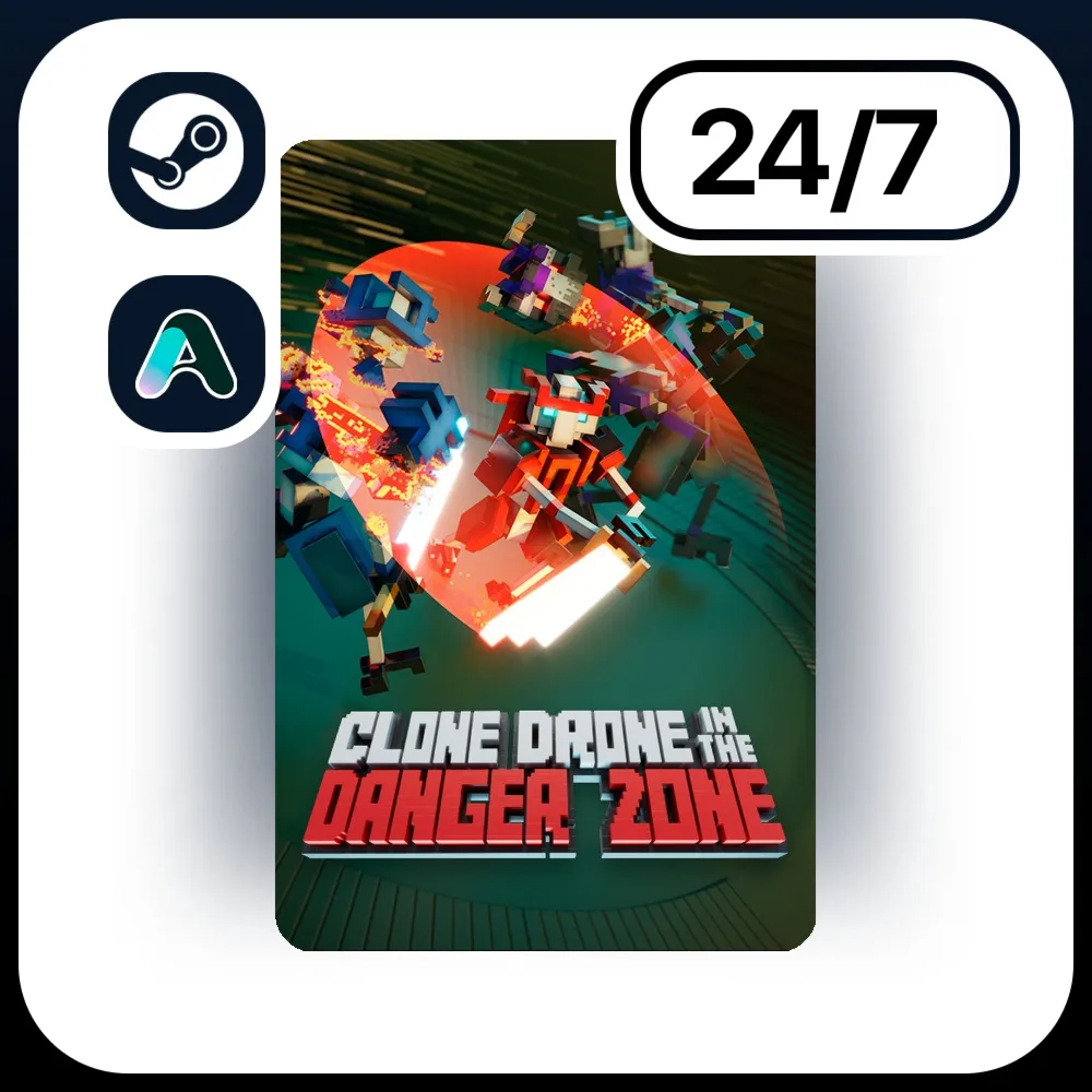 АВТО CLONE DRONE IN THE DANGER ZONE \ STEAM ПОДАРКОМ ДЛЯ KZ | RU | UA | CIS 24/7