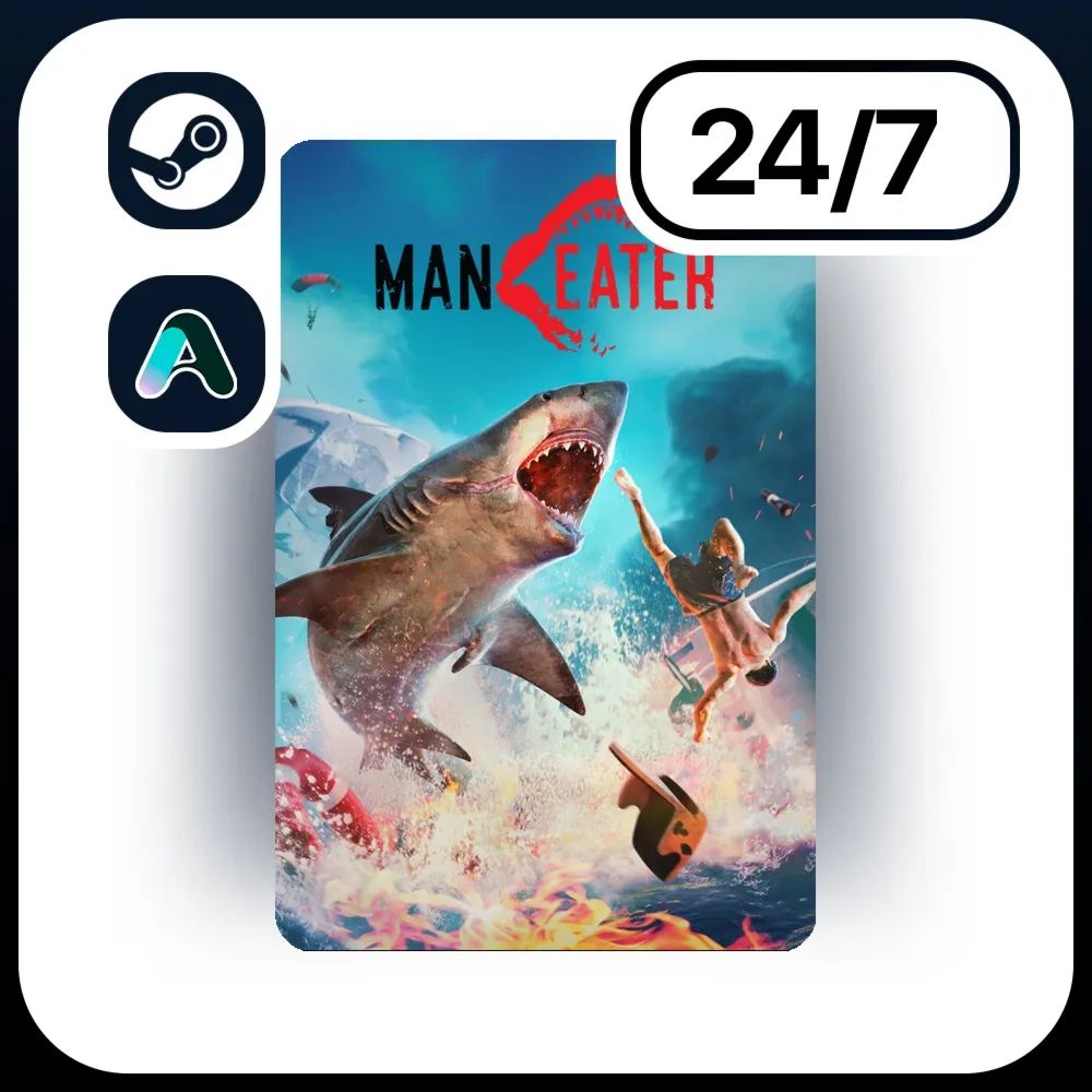 АВТО MANEATER \ STEAM ПОДАРКОМ ДЛЯ KZ | RU | UA | CIS 24/7