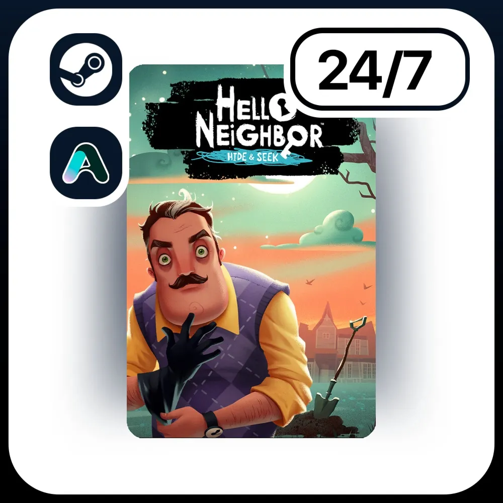АВТО HELLO NEIGHBOR: HIDE AND SEEK \ STEAM ПОДАРКОМ ДЛЯ KZ | RU | UA | CIS 24/7