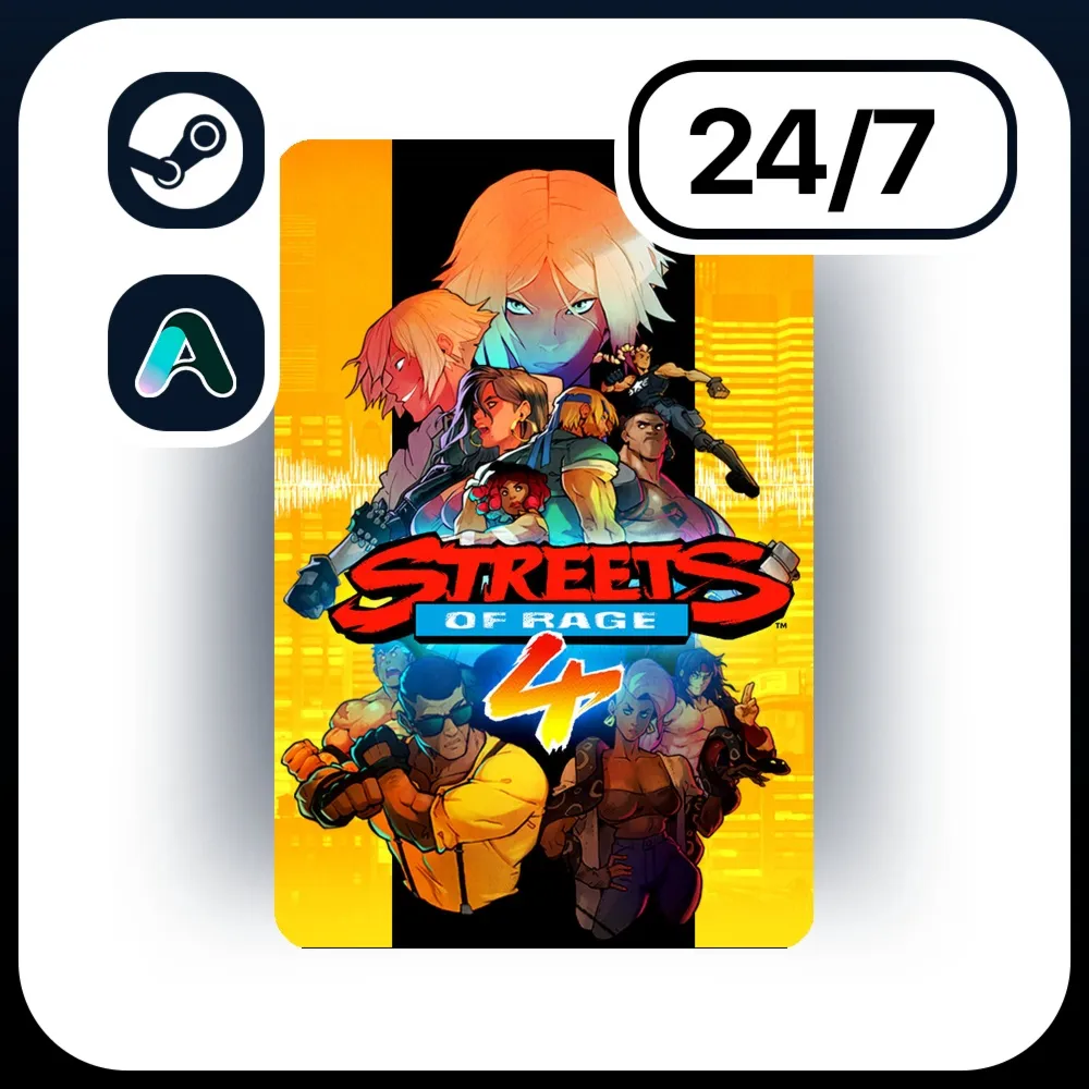 АВТО STREETS OF RAGE 4 \ STEAM ПОДАРКОМ ДЛЯ KZ | RU | UA | CIS 24/7