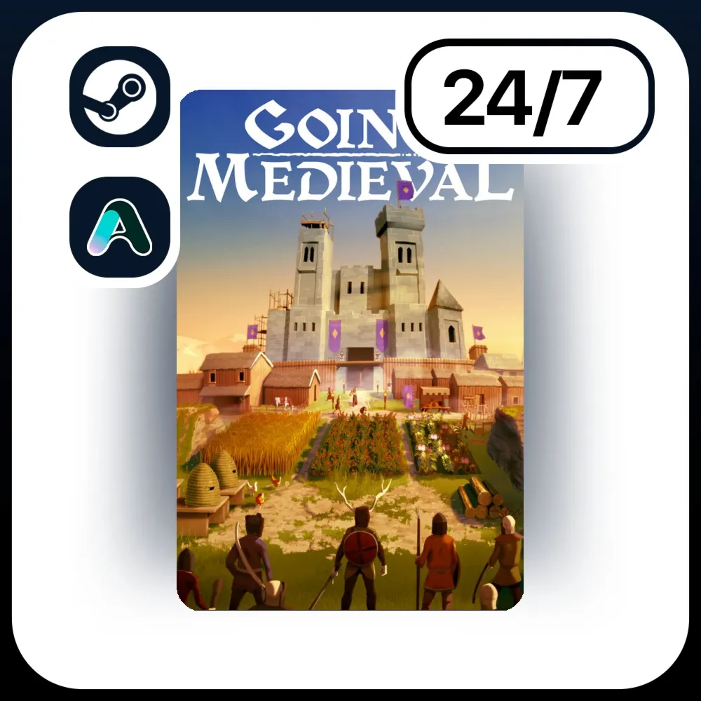 АВТО GOING MEDIEVAL \ STEAM ПОДАРКОМ ДЛЯ KZ | RU | UA | CIS 24/7