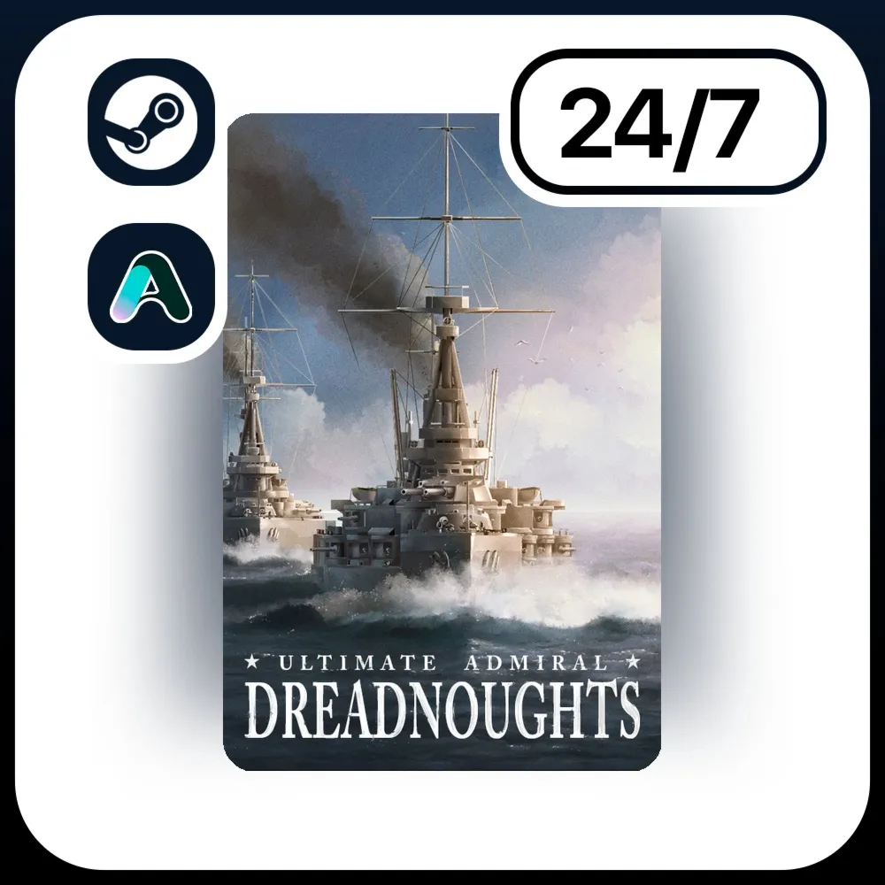 АВТО ULTIMATE ADMIRAL: DREADNOUGHTS \ STEAM ПОДАРКОМ ДЛЯ KZ | RU | UA | CIS 24/7