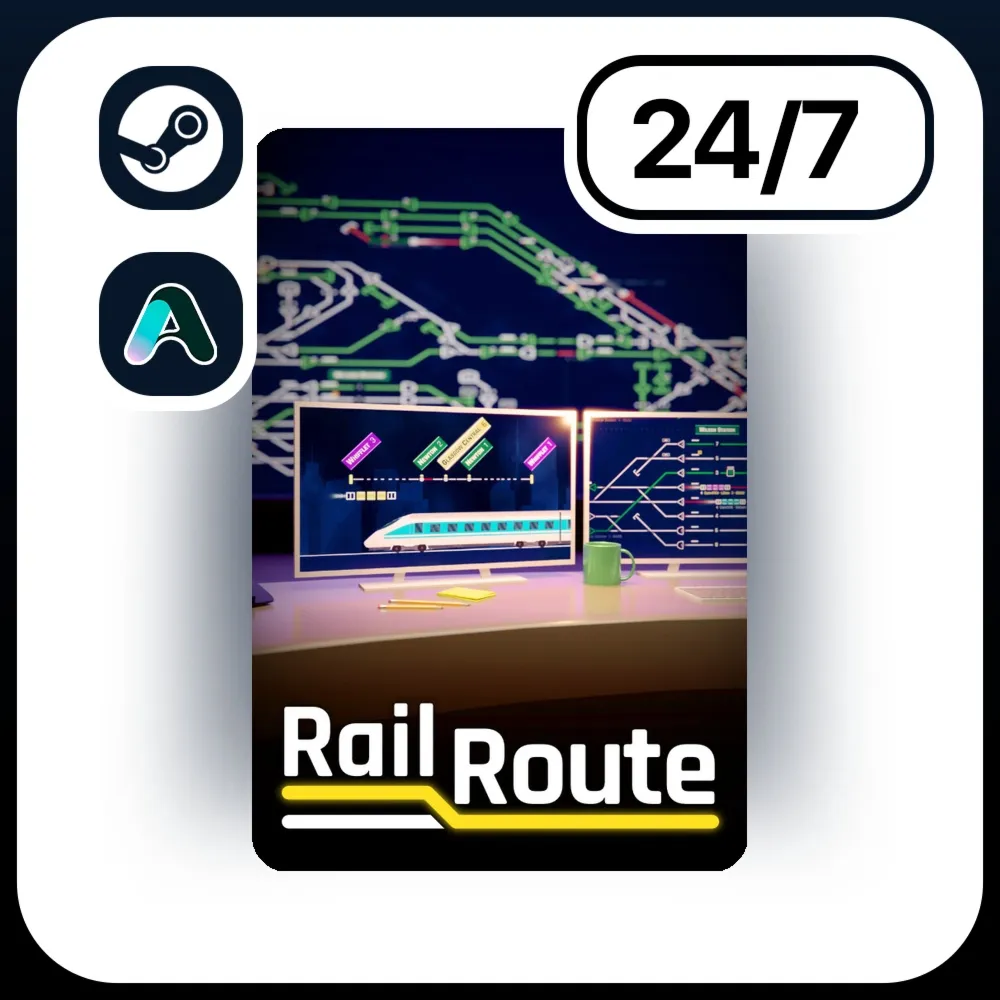 АВТО RAIL ROUTE \ STEAM ПОДАРКОМ ДЛЯ KZ | RU | UA | CIS 24/7