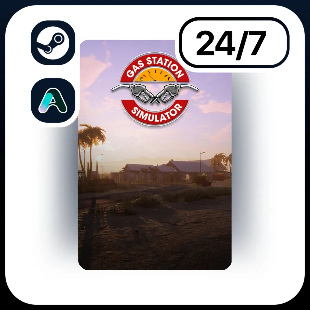 АВТО GAS STATION SIMULATOR \ STEAM ПОДАРКОМ ДЛЯ KZ | RU | UA | CIS 24/7