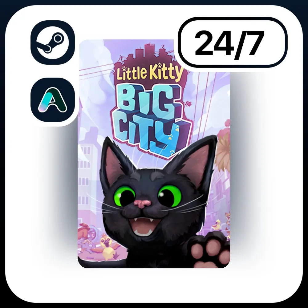 АВТО LITTLE KITTY, BIG CITY \ STEAM ПОДАРКОМ ДЛЯ KZ | RU | UA | CIS 24/7