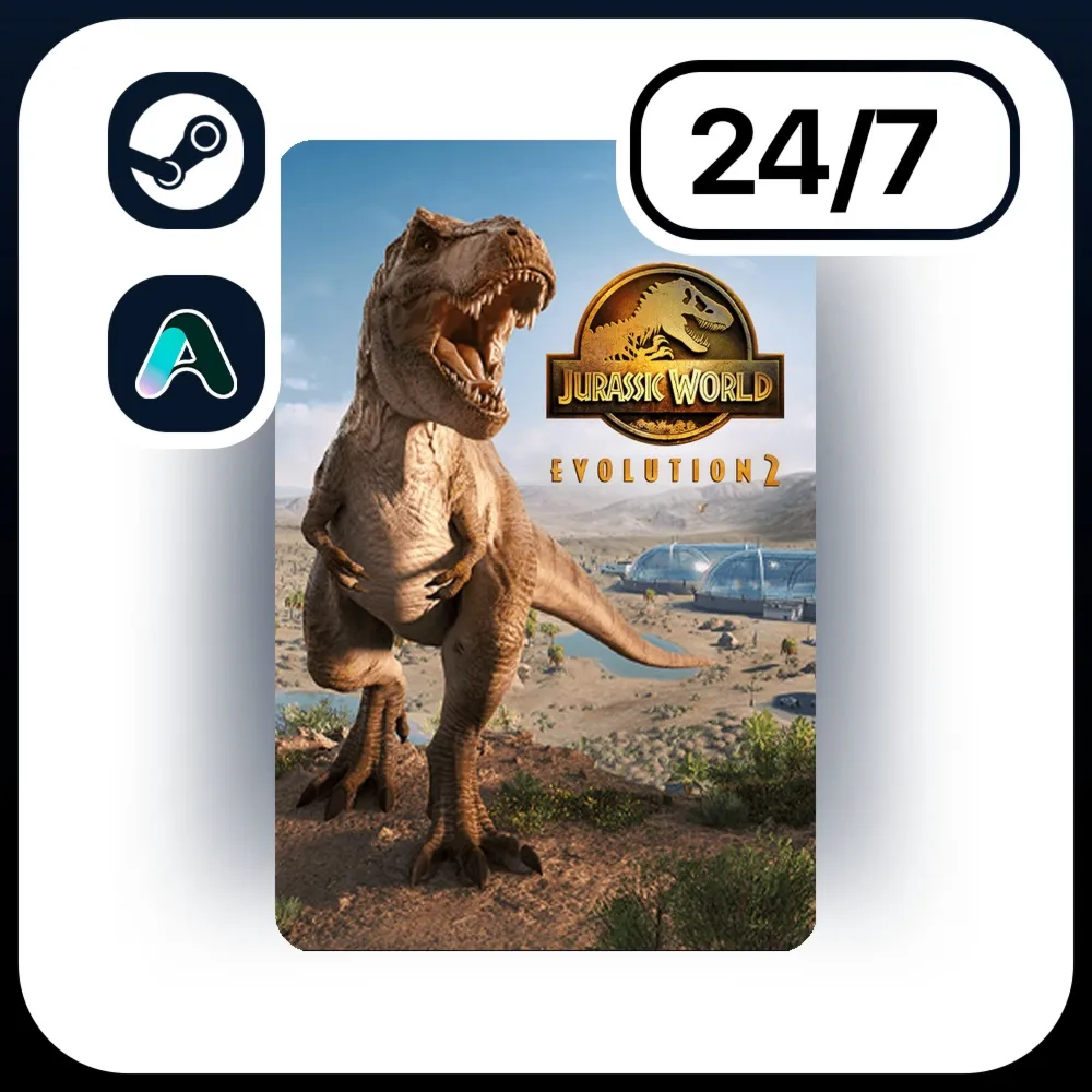 АВТО JURASSIC WORLD EVOLUTION 2 \ STEAM ПОДАРКОМ ДЛЯ KZ | UA | CIS 24/7