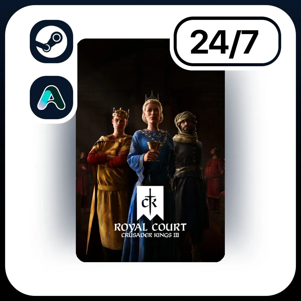 АВТО CRUSADER KINGS III: ROYAL COURT \ STEAM ПОДАРКОМ ДЛЯ KZ | RU | UA | CIS 24/7