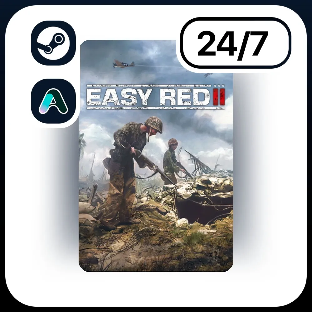 АВТО EASY RED 2 \ STEAM ПОДАРКОМ ДЛЯ KZ | RU | UA | CIS 24/7