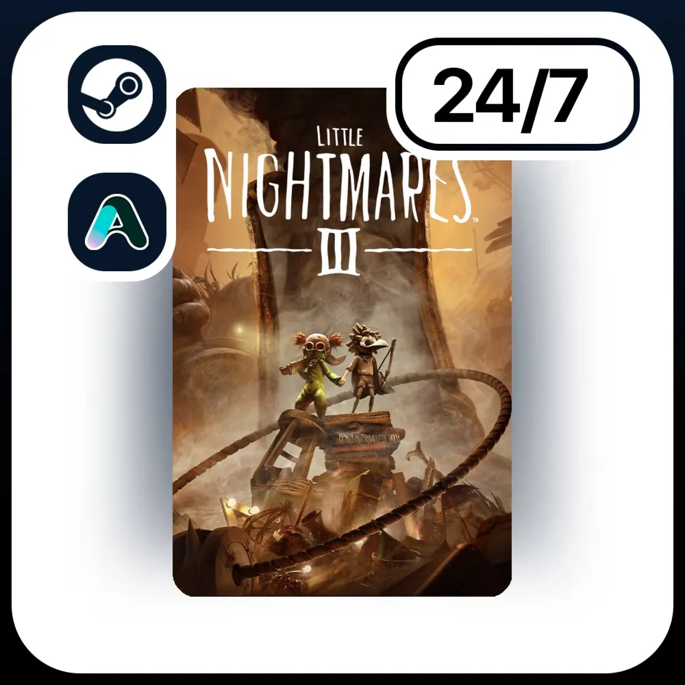 АВТО LITTLE NIGHTMARES III \ STEAM ПОДАРКОМ ДЛЯ KZ | RU | UA | CIS 24/7
