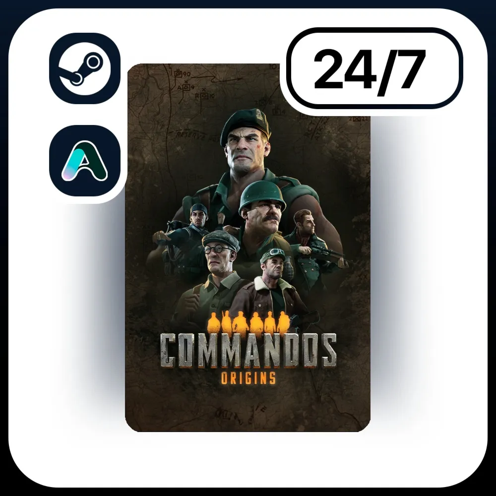 АВТО COMMANDOS: ORIGINS \ STEAM ПОДАРКОМ ДЛЯ KZ | RU | UA | CIS 24/7