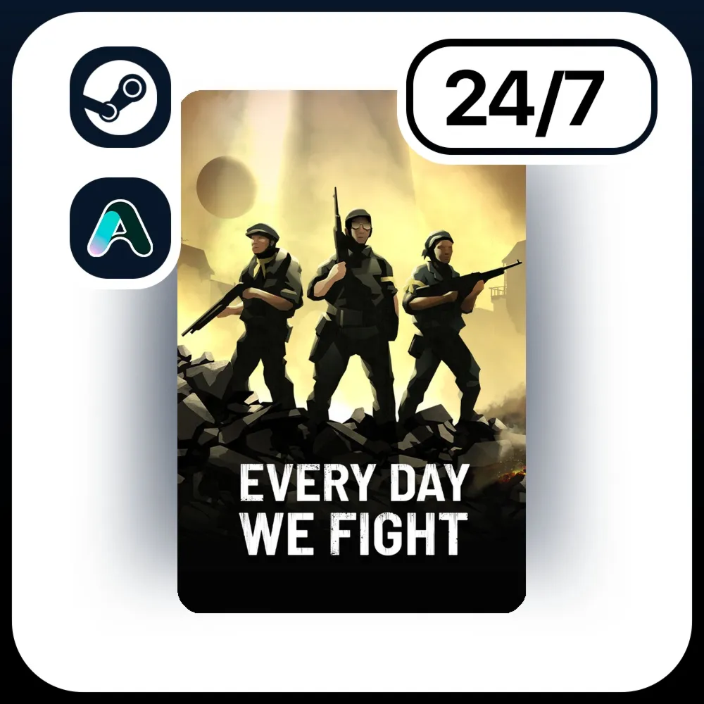 АВТО EVERY DAY WE FIGHT \ STEAM ПОДАРКОМ ДЛЯ KZ | RU | UA | CIS 24/7
