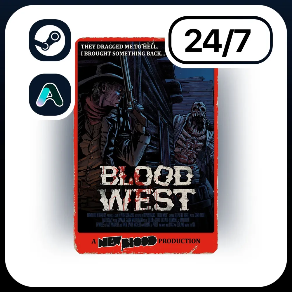 АВТО BLOOD WEST \ STEAM ПОДАРКОМ ДЛЯ KZ | RU | UA | CIS 24/7