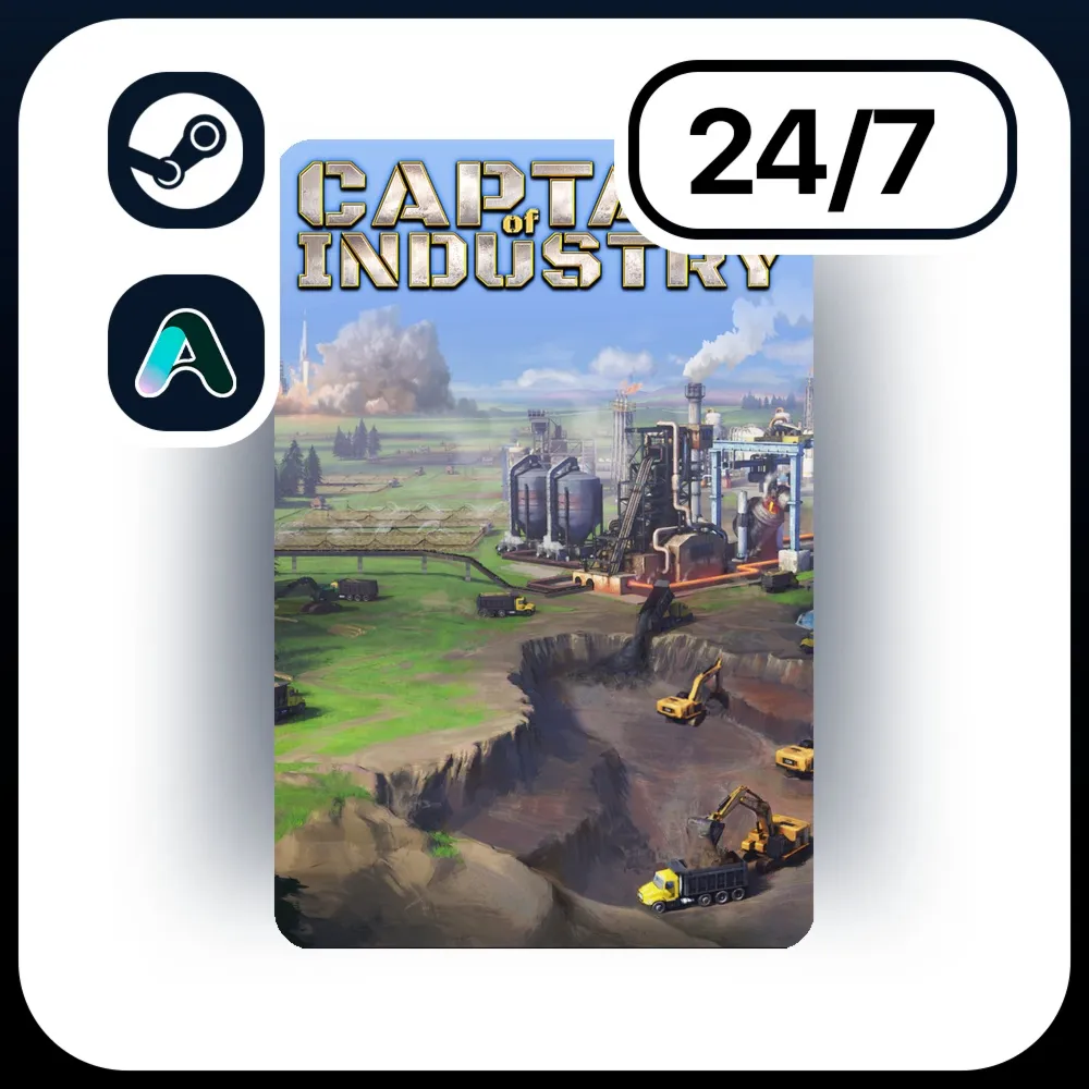АВТО CAPTAIN OF INDUSTRY \ STEAM ПОДАРКОМ ДЛЯ KZ | RU | UA | CIS 24/7