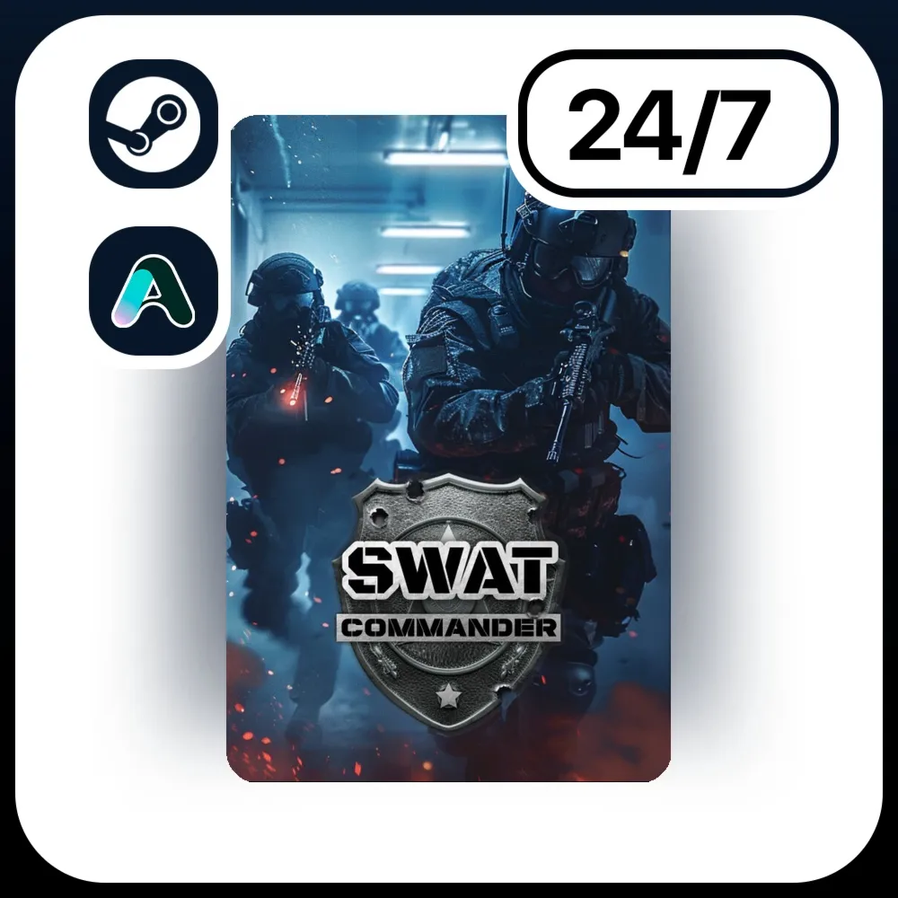АВТО SWAT COMMANDER \ STEAM ПОДАРКОМ ДЛЯ KZ | RU | UA | CIS 24/7