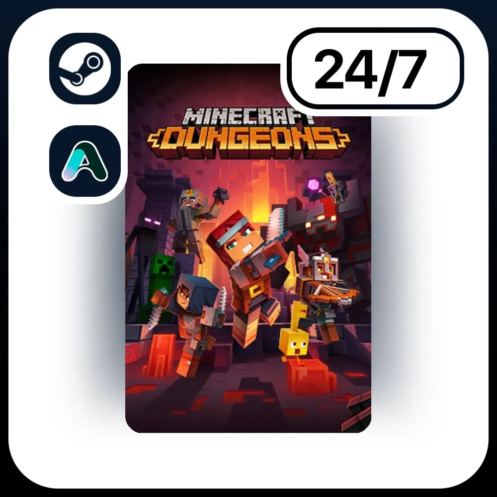 АВТО MINECRAFT DUNGEONS \ STEAM ПОДАРКОМ ДЛЯ KZ | UA | CIS 24/7