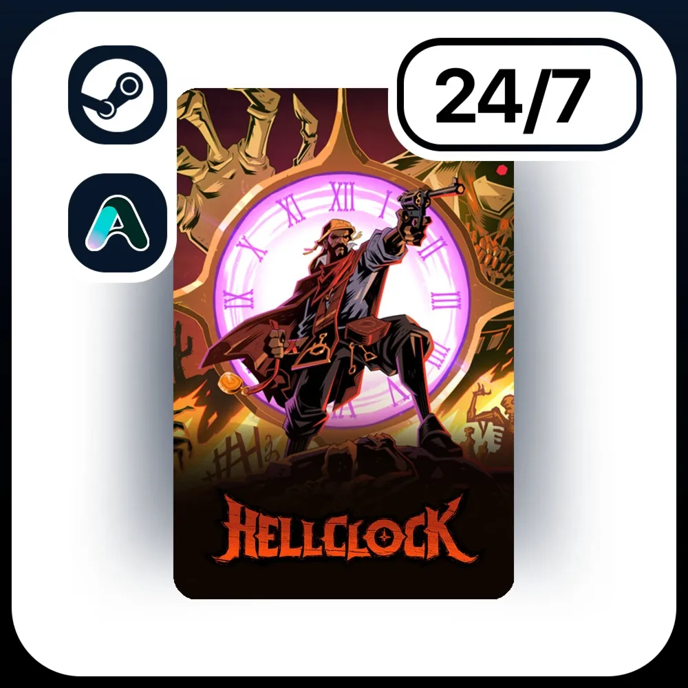 АВТО HELL CLOCK \ STEAM ПОДАРКОМ ДЛЯ KZ | RU | UA | CIS 24/7