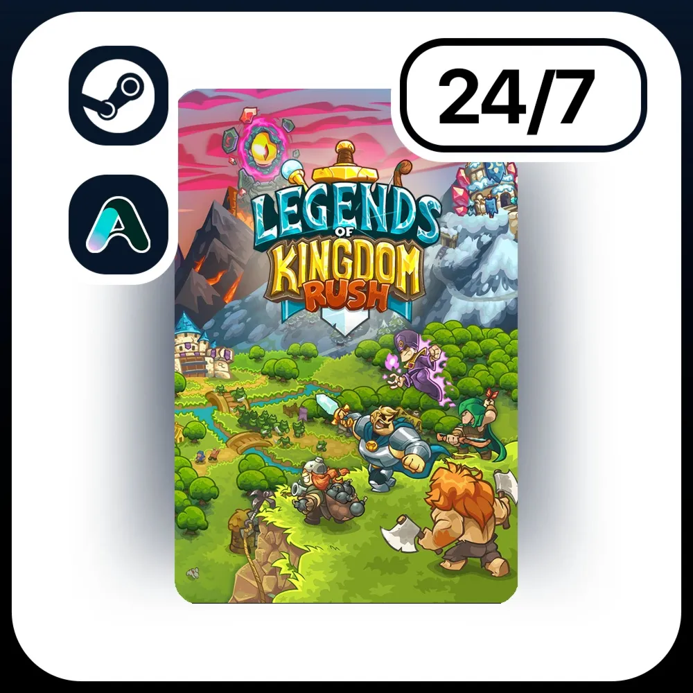 АВТО LEGENDS OF KINGDOM RUSH \ STEAM ПОДАРКОМ ДЛЯ KZ | RU | UA | CIS 24/7