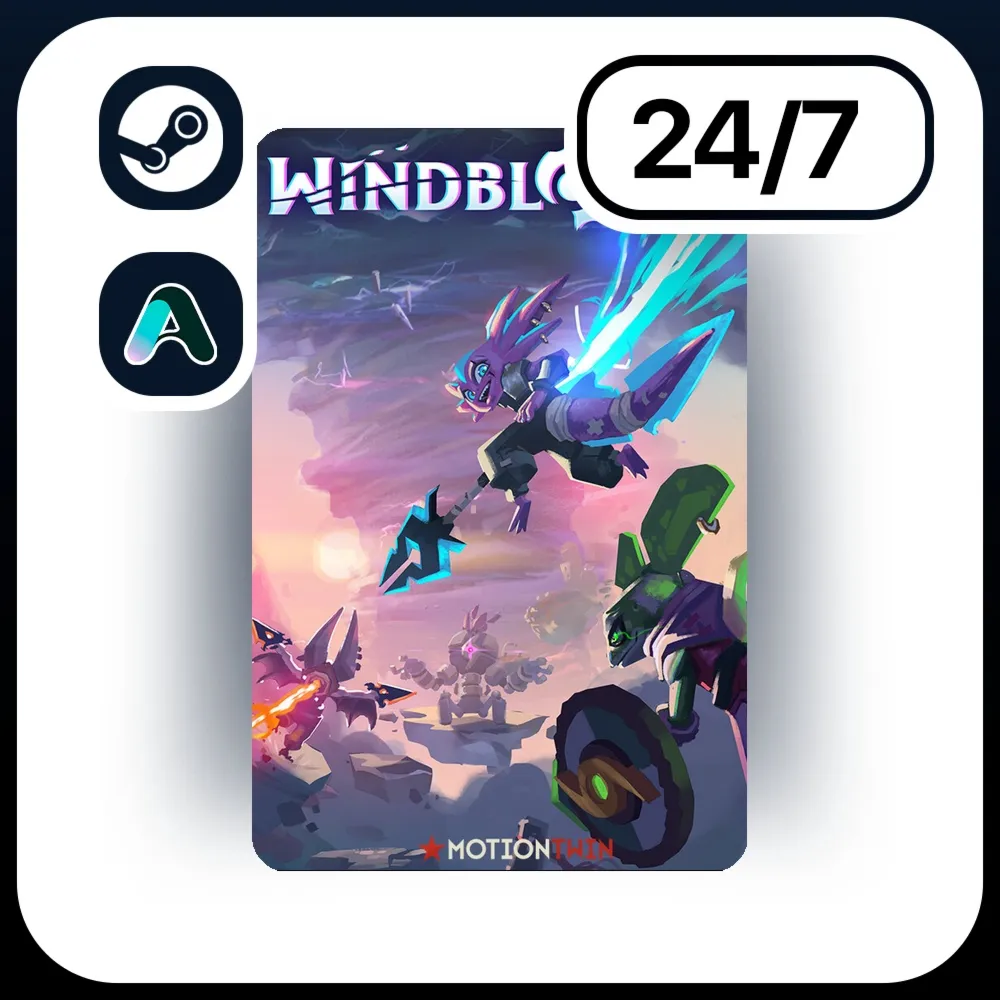 АВТО WINDBLOWN \ STEAM ПОДАРКОМ ДЛЯ KZ | RU | UA | CIS 24/7