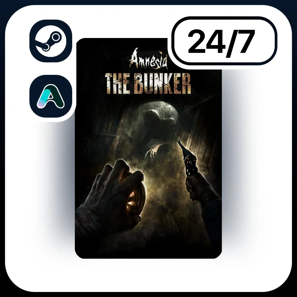 АВТО AMNESIA: THE BUNKER \ STEAM ПОДАРКОМ ДЛЯ KZ | RU | UA | CIS 24/7