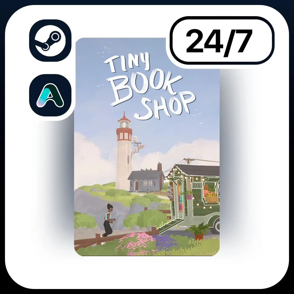АВТО TINY BOOKSHOP \ STEAM ПОДАРКОМ ДЛЯ KZ | RU | UA | CIS 24/7
