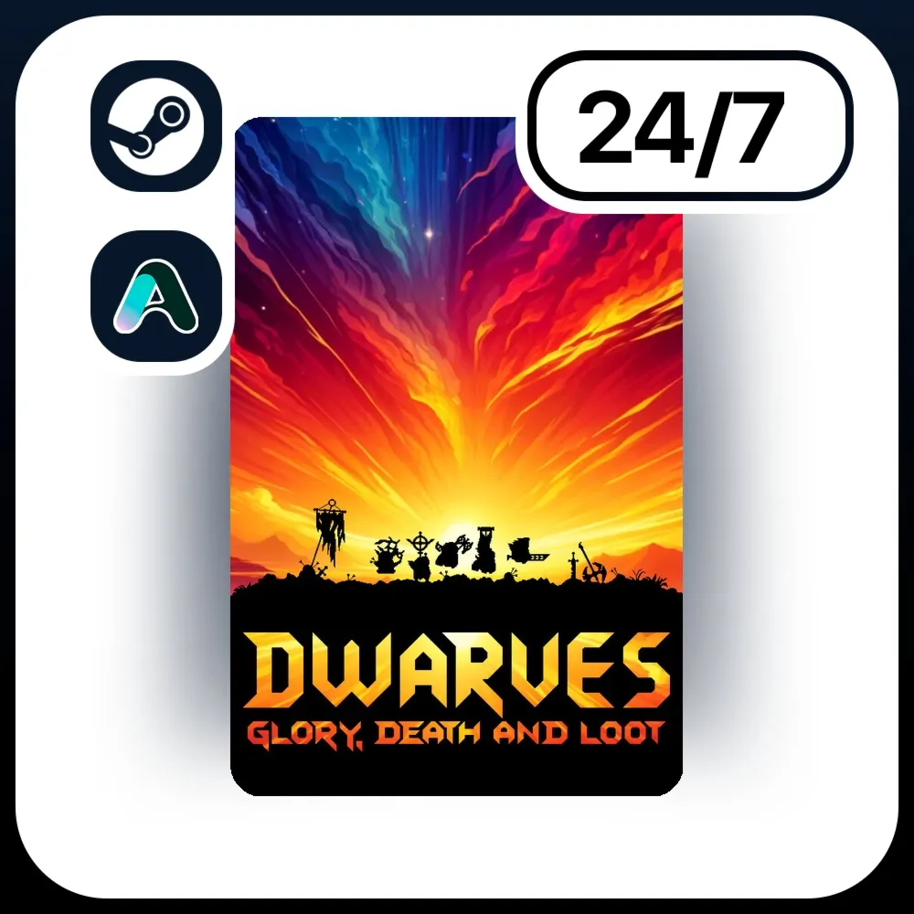 АВТО DWARVES: GLORY, DEATH AND LOOT \ STEAM ПОДАРКОМ ДЛЯ KZ | RU | UA | CIS 24/7